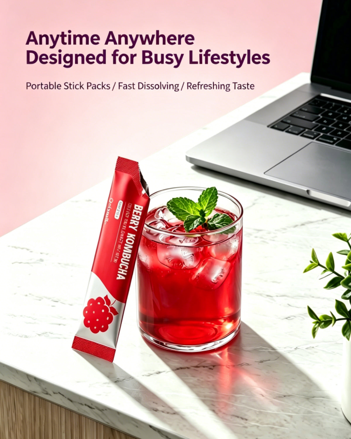 Kombucha Mixed Berry Flavor
