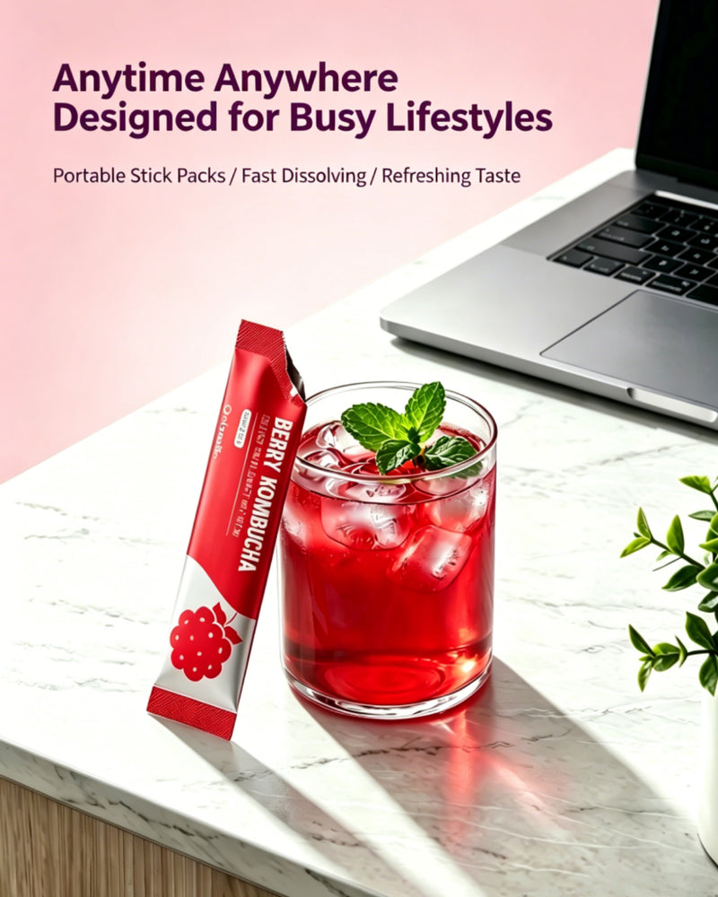Kombucha Mixed Berry Flavor