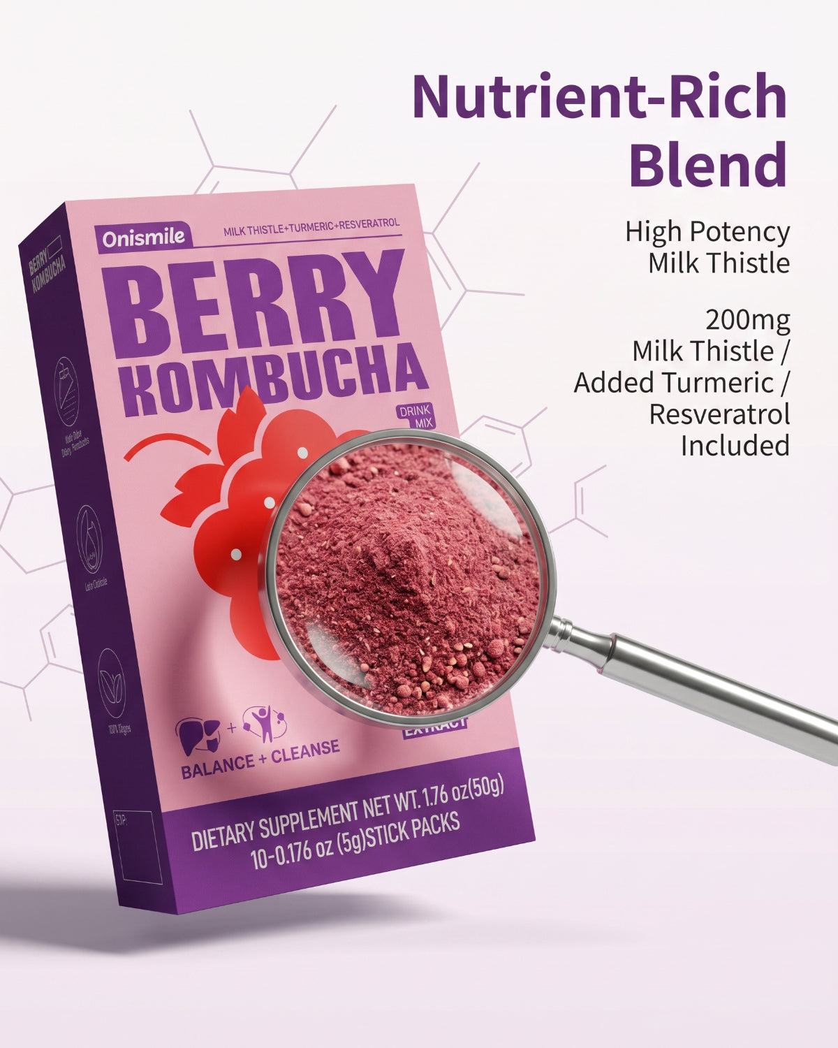 Kombucha Mixed Berry Flavor